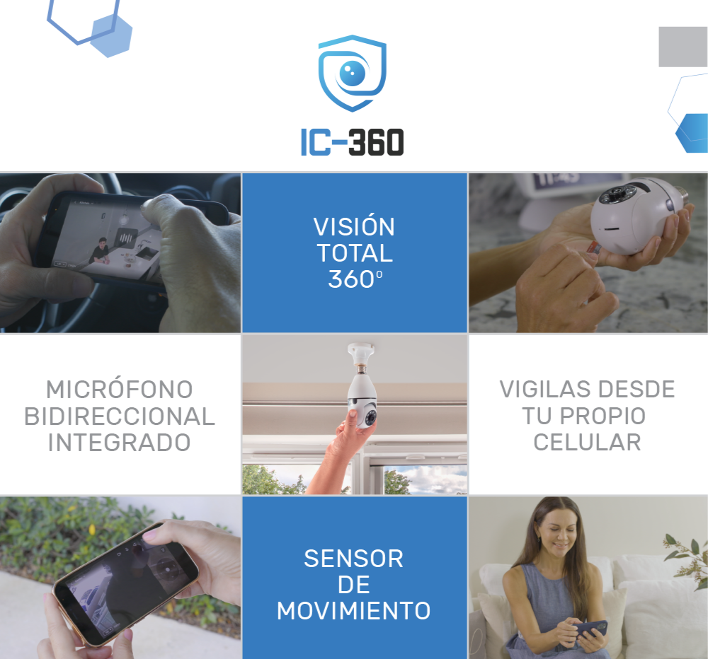 Cámara Seguridad Inteligente 360° (IC-360)